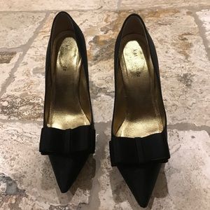 Kate Spade Black Bow Heels
